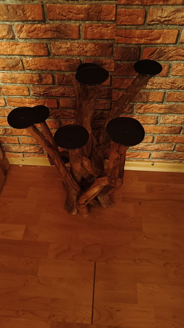 Portacandele: holz Kerze Ständer – Usato da Itingen venduto da ema_cnr8