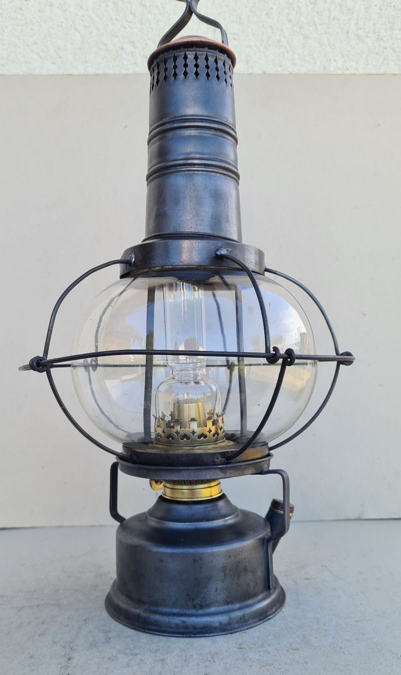 Lampen & Licht: Alte Petroleum Stall-Laterne Sturmlaterne – Gebraucht aus Frasnacht von Carawill 1