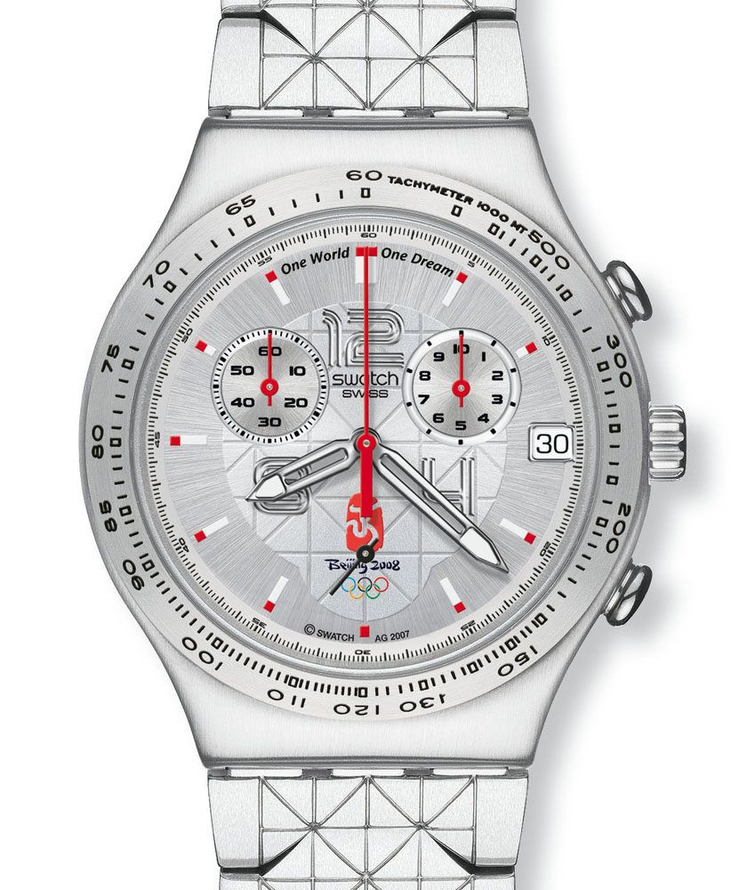Swatch Orologi: Swatch Irony Chrono YCS496G Graphic Combination – Nuovo (secondo la descrizione) da Biel/Bienne venduto da heureuxsansrien
