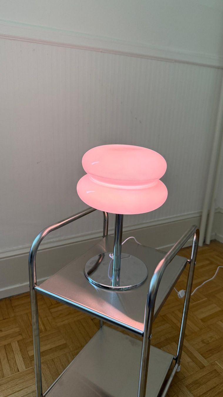 Lampen: Vintage Glaslampe in Pink – Neu (gemäss Beschreibung) aus Zürich von dus_gln9 2