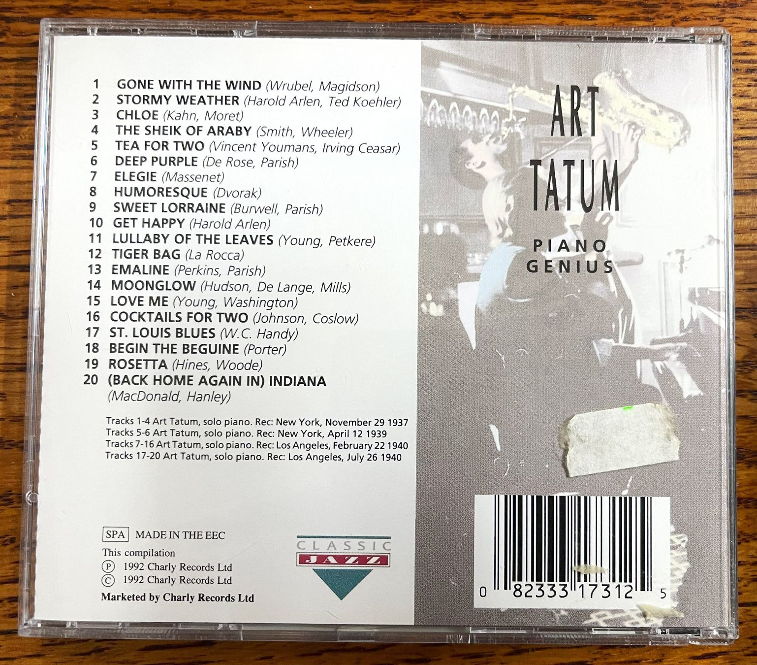 CDs: ART TATUM / PIANO GENIUS CD – D'occasion à Oftringen par Vucki 1