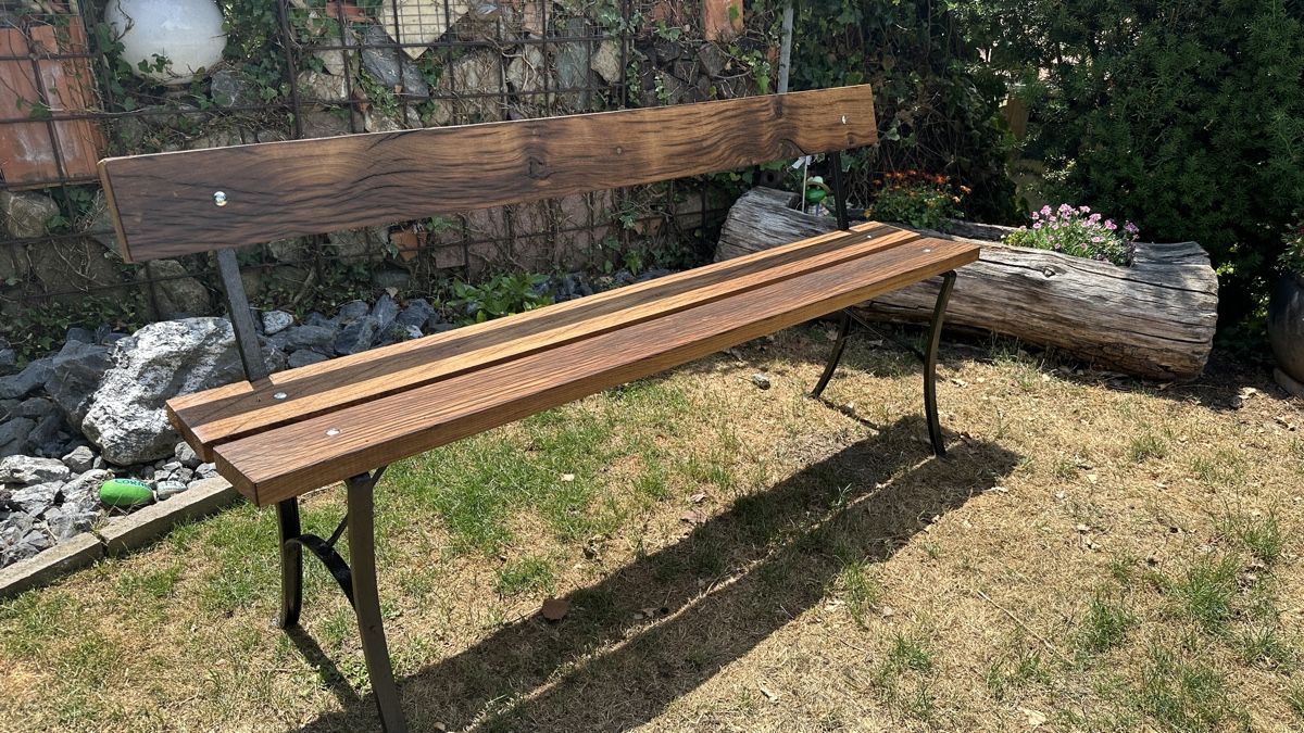Panchine: gartenbank aus schönem Eichen Altholz – Usato da Bülach venduto da Farmerpower7 1