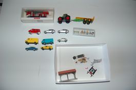 Modellautos und Figuren 1:87 / Wiking, Herpa, Busch, Preiser