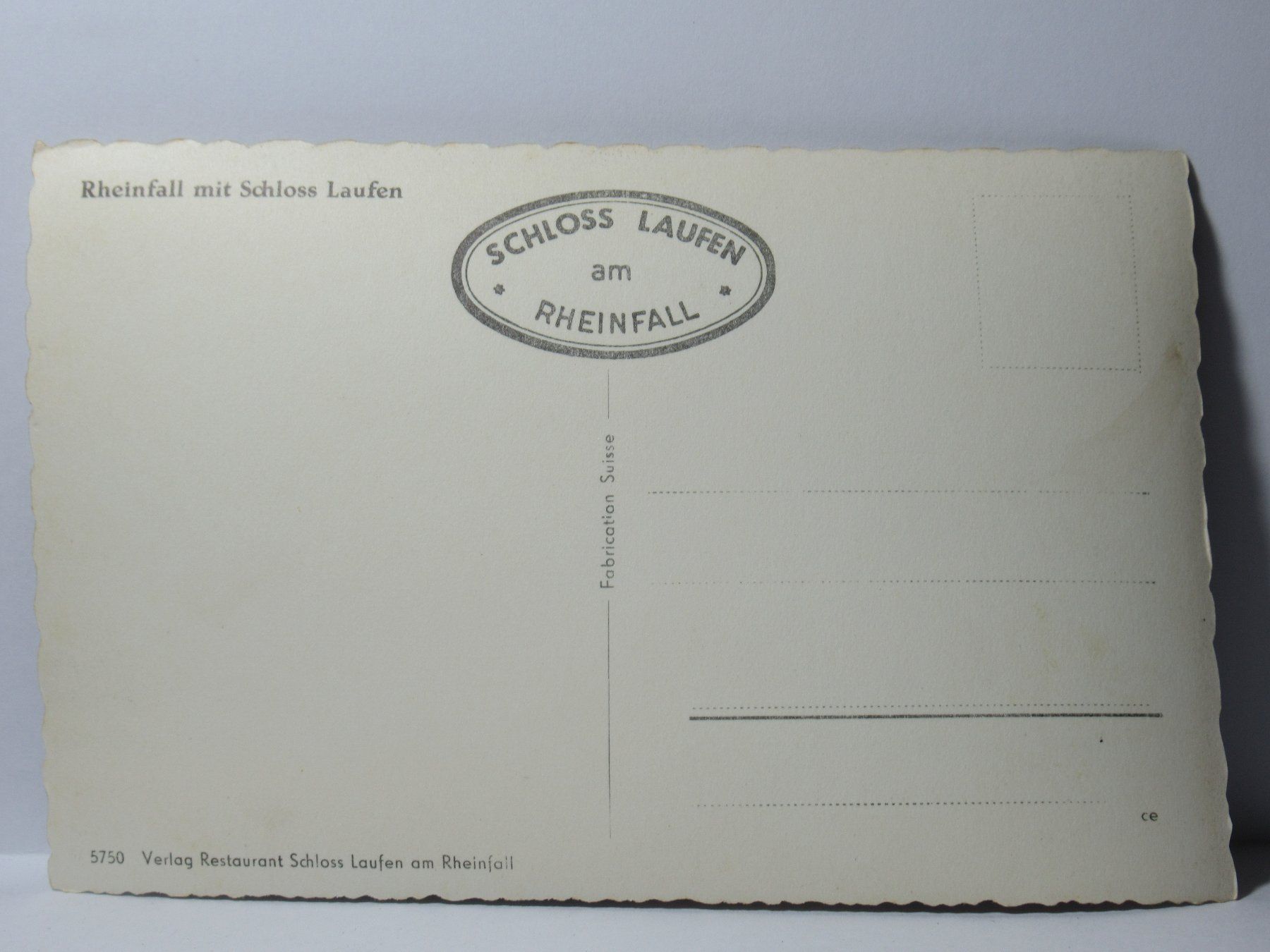 Cartoline postali: Rheinfall mit Schloss Laufen – Nuovo (secondo la descrizione) da Grenchen venduto da Bluemchen1900 1