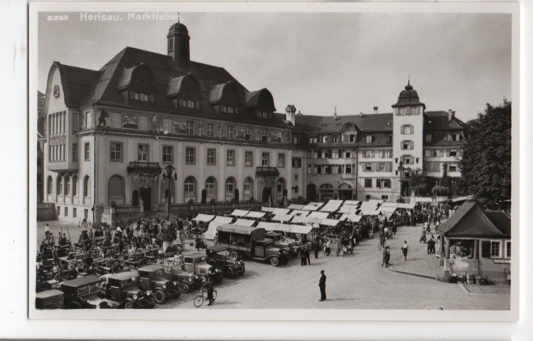 Cartes postales: HERISAU Marktplatz - Auto - LKW – Neuf (Voir description) à Jona par philajona