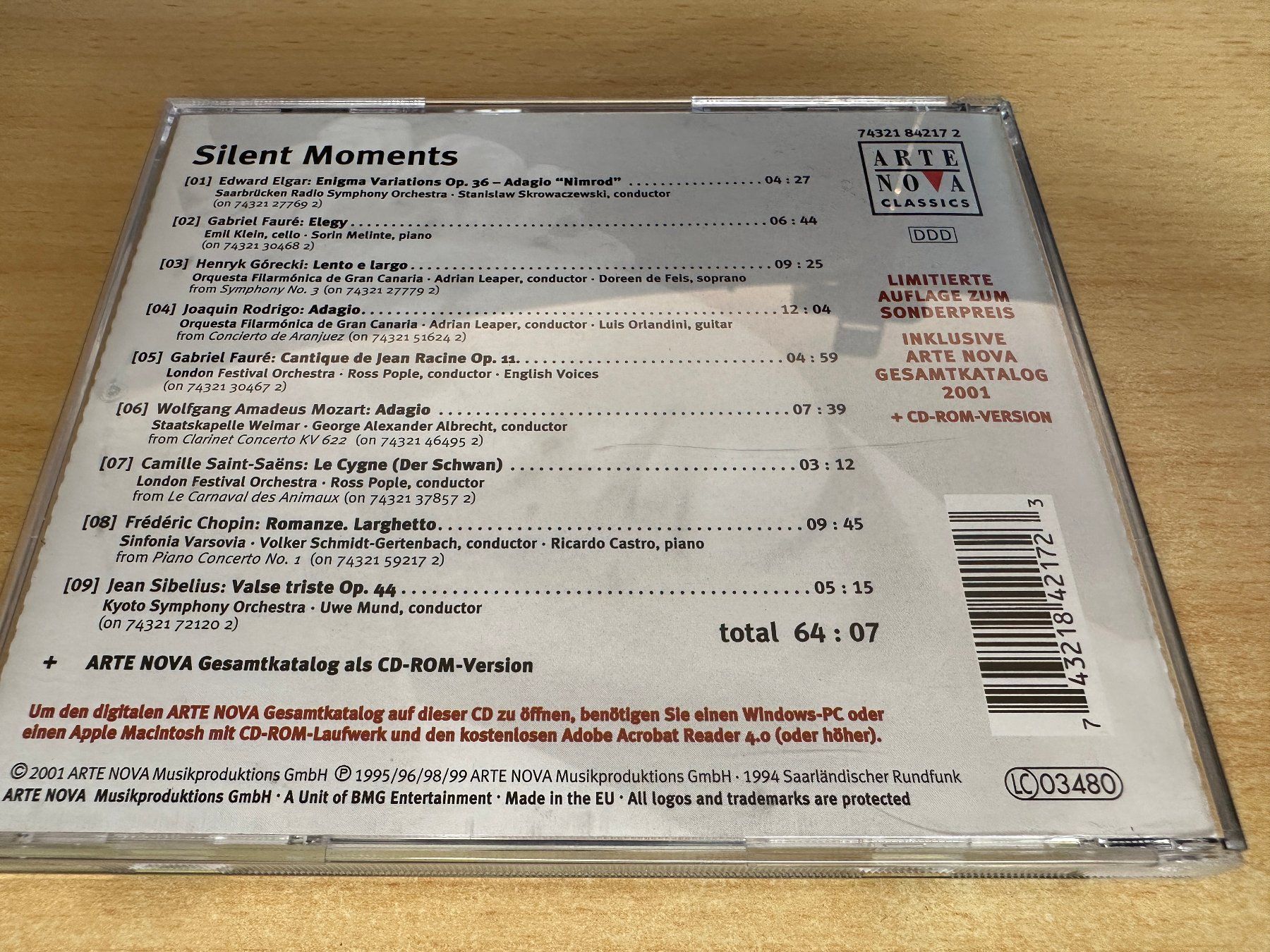 CD: A2 Various – Silent Moments – Usato da Rikon im Tösstal venduto da Alpenmutz 1