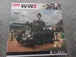 Sluban WWII Panzer T-34/85, 347 Teile, Neu, legokompatibel!