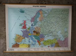 Schulwandkarte "Staaten Europas / Europa"