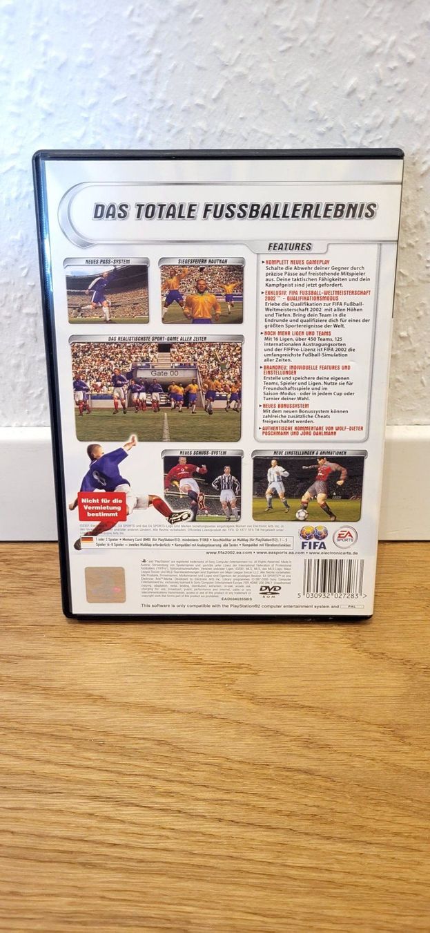 Sony Spiele: PS2 - Fifa Football 2002 – Gebraucht aus Münsingen von Heroism2010 1