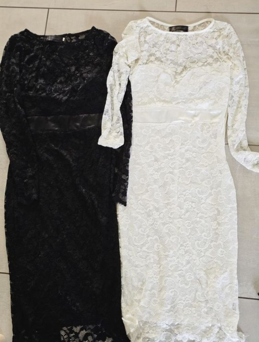 Vestiti: Spitzenkleid weiss & schwarz Grösse S – Usato da Wohlen AG venduto da niki31