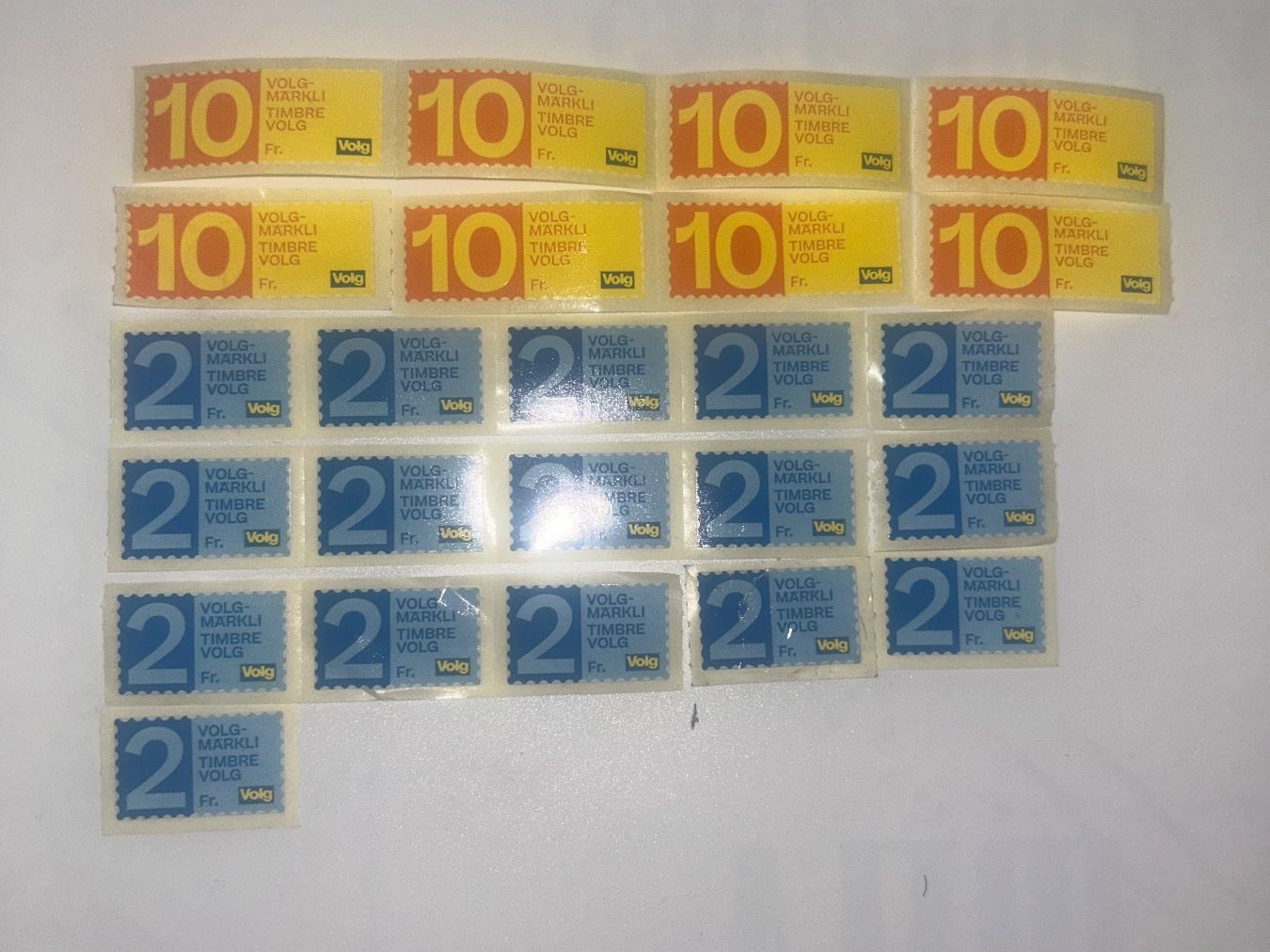 Volg Timbres & points: Volg Märkli 166.- – Neuf (Voir description) à Horn par aCtutoNR