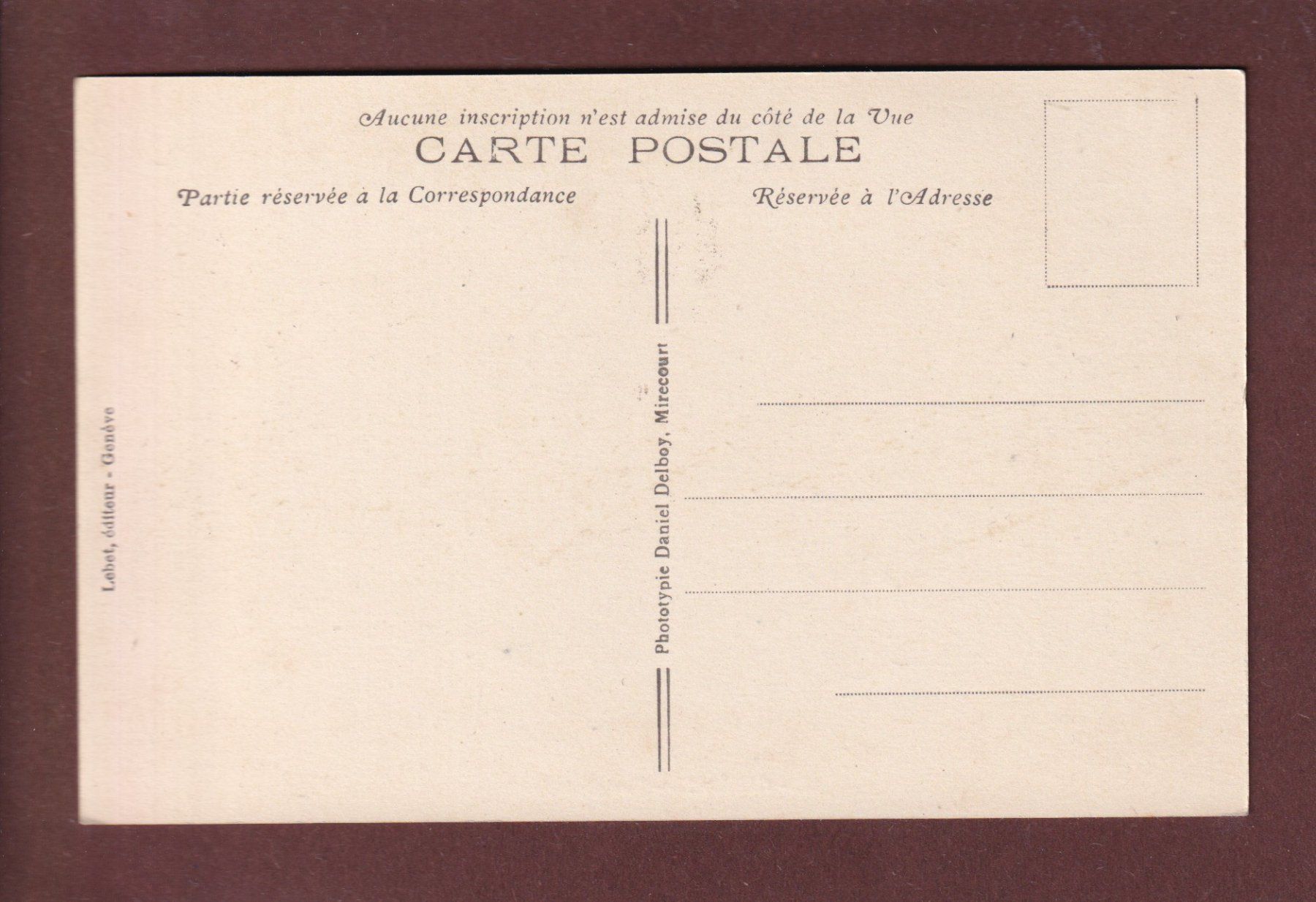 Cartoline postali: GENEVE - Vue partielle – Usato da Pully venduto da nicecards 1