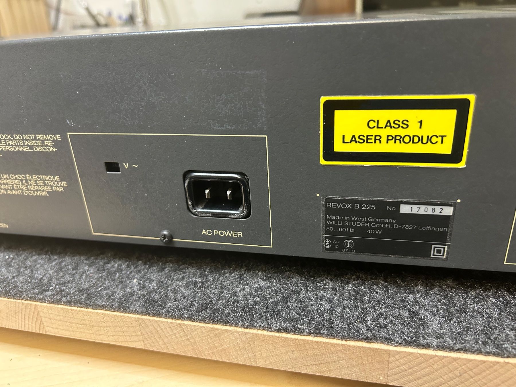 Revox Audio- & Mediensysteme: Revox B225 – Defekt aus Baar von AAT5 8