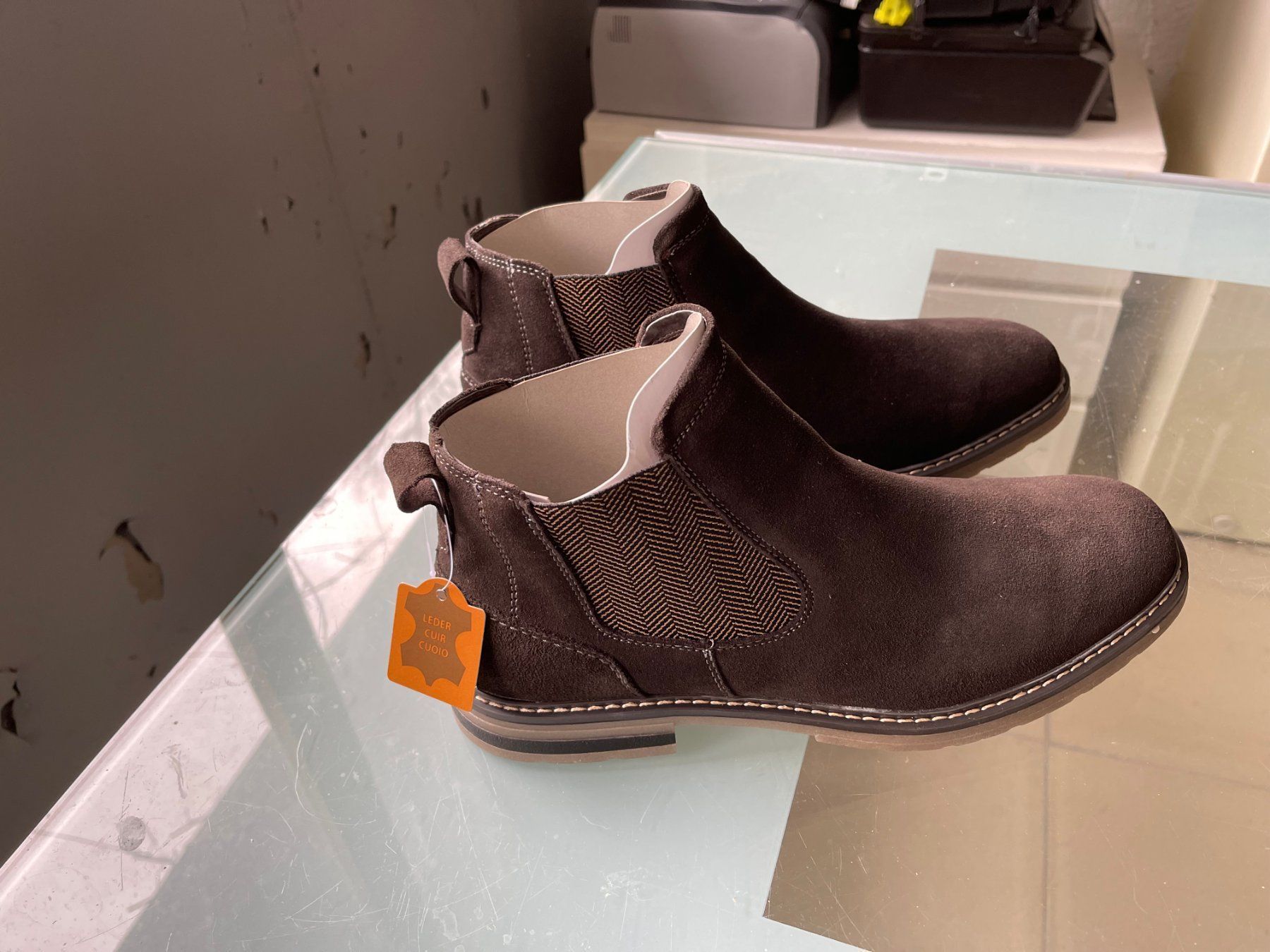 Scarpe da uomo: Schuhe Stiefeletten Neu Gr. 44 – Nuovo e nell'imballaggio originale da Arisdorf venduto da comestibles