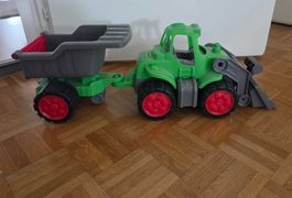 Traktor Spielzeug mit Anhänger