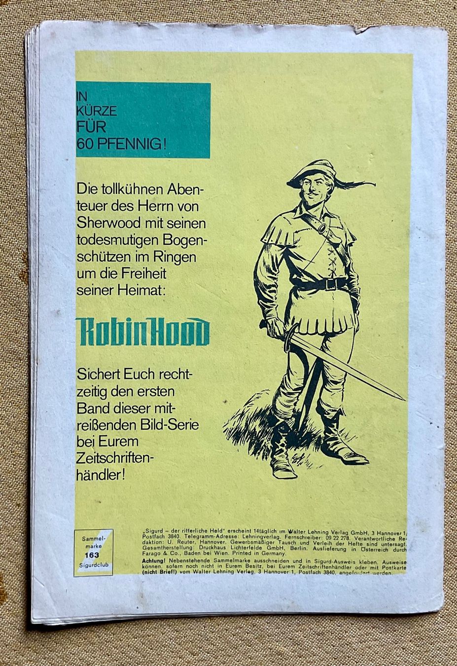 Fumetti: Sigurd Heft Nr 163 – Difettoso da Endingen venduto da nathan05 7