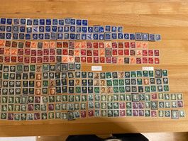 48.35Fr. Alte Frankaturware ungestempelt Pro Juventute Lot