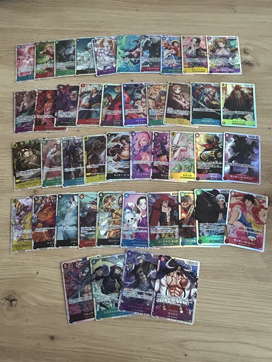 Bandai Carte collezionabili: One piece 44x Sr op01-op11 prb-eb – Usato da Neuenhof venduto da kek_v79x