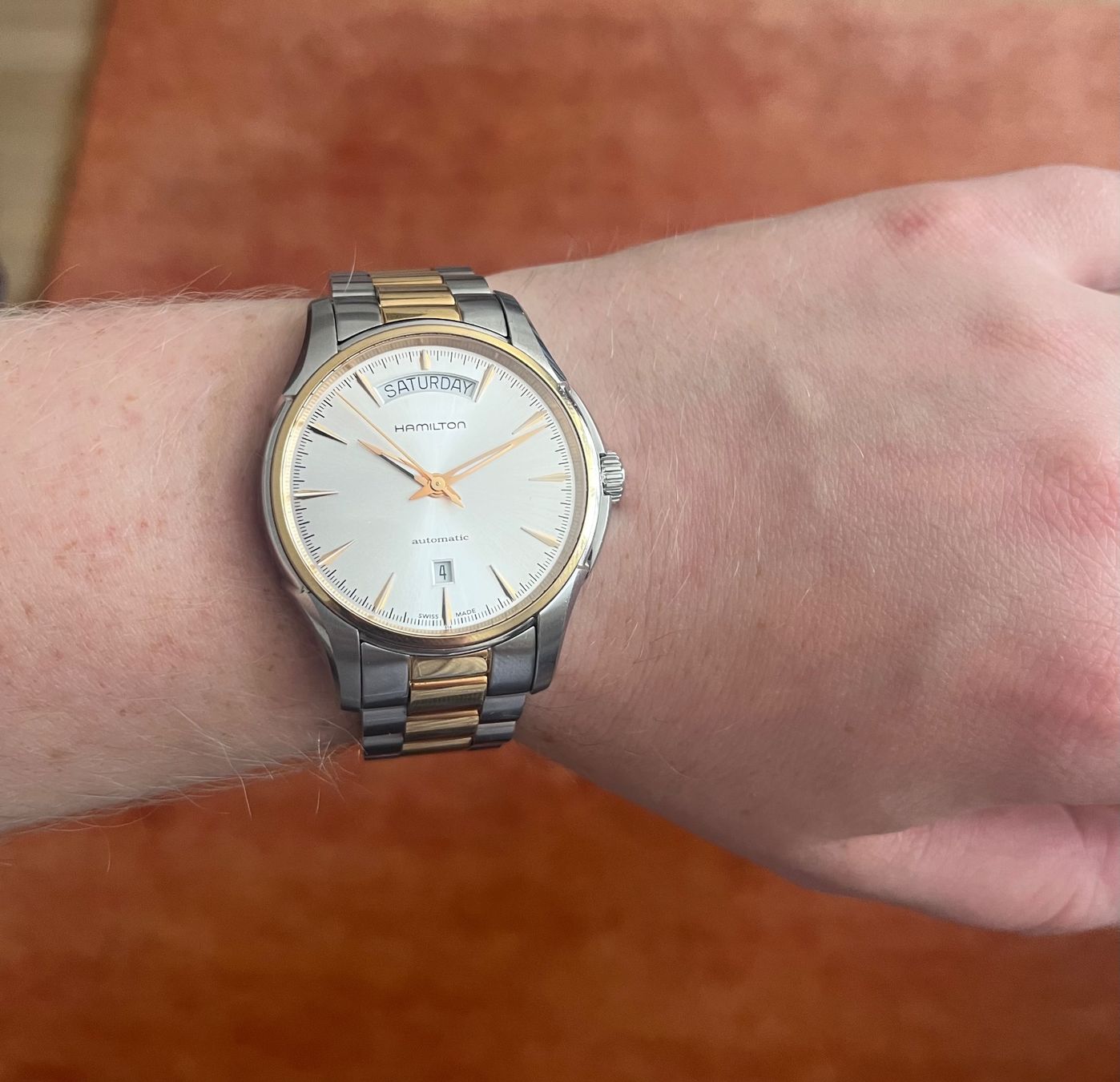 Hamilton Uhren: Hamilton Jazzmaster Day Date Auto Stahl/Gold - 2019 – Gebraucht aus St.Gallen von SCW_1993 1