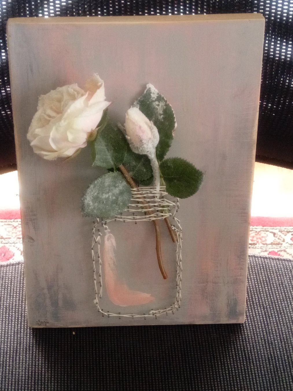 Posters & Illustrations: Handgefertigtes Rosenbild – D'occasion à Zürich par Mitzi6