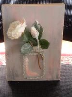 Handgefertigtes Rosenbild