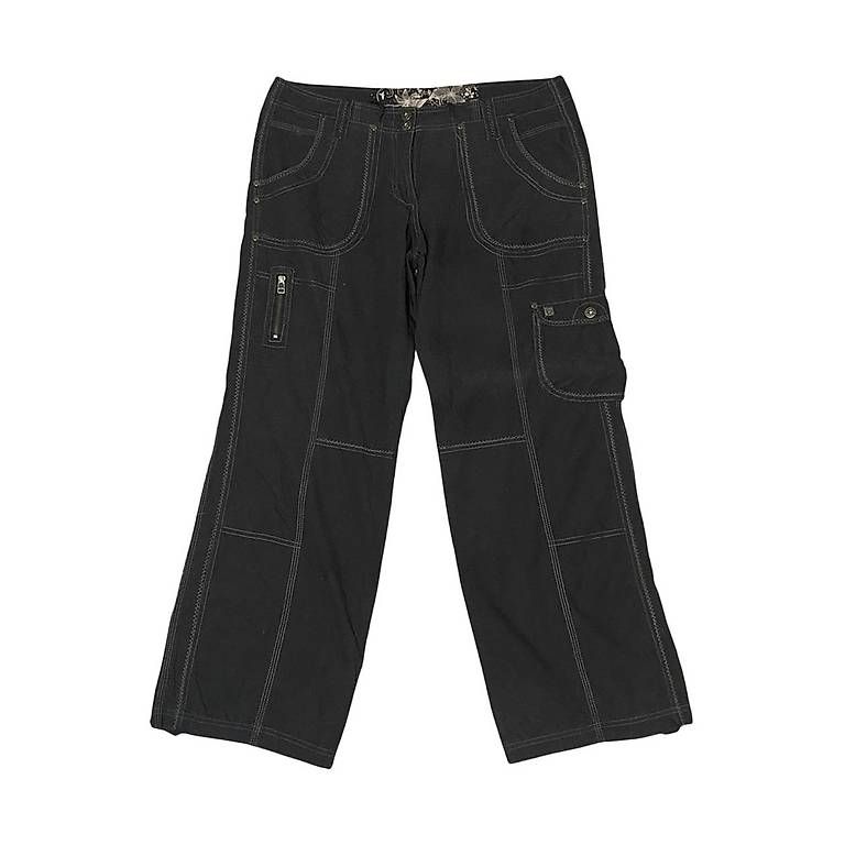 Pantaloni: Black parachute/cargo trousers – Usato da Zürich venduto da deflipper