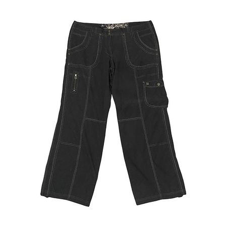 Black parachute/cargo trousers