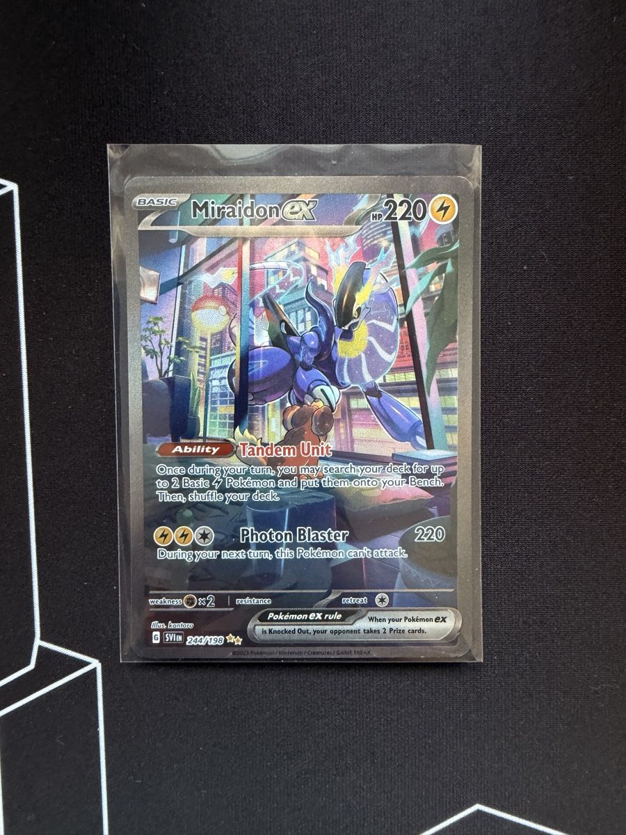 Pokémon Sammelbilder & Trading cards: Miraidon ex 244/198 – Neu (gemäss Beschreibung) aus Buttisholz von paru74