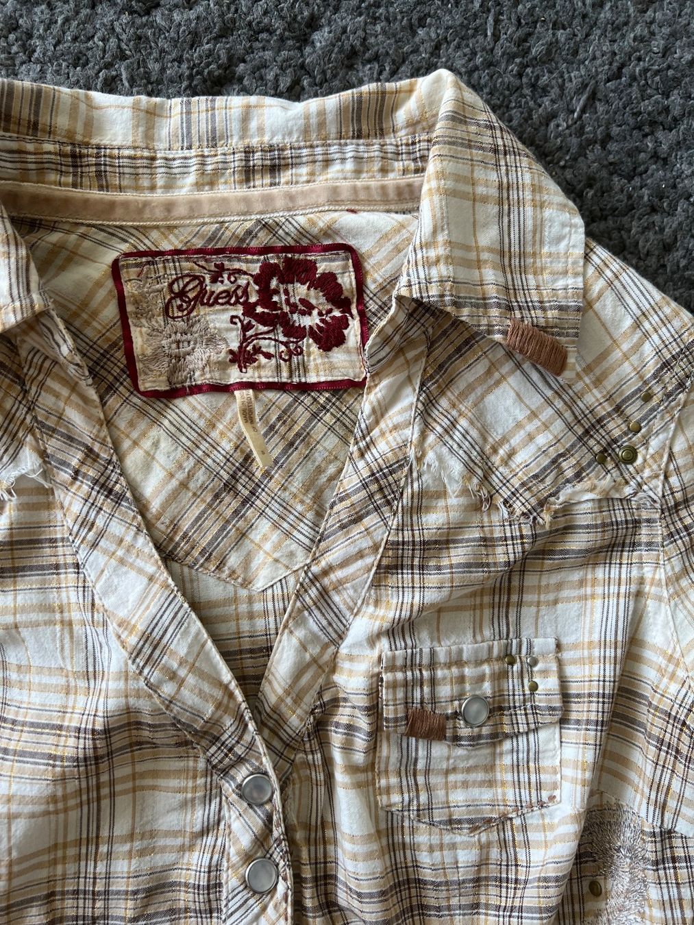 Guess Camicette: Guess Bluse kariert Gr.34 – Nuovo (secondo la descrizione) da Effretikon venduto da Briga.S. 2
