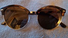 Schicke Sonnenbrille braun-gold, stylisch