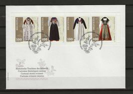 F1750 - FDC Bloc Costumes Suisses