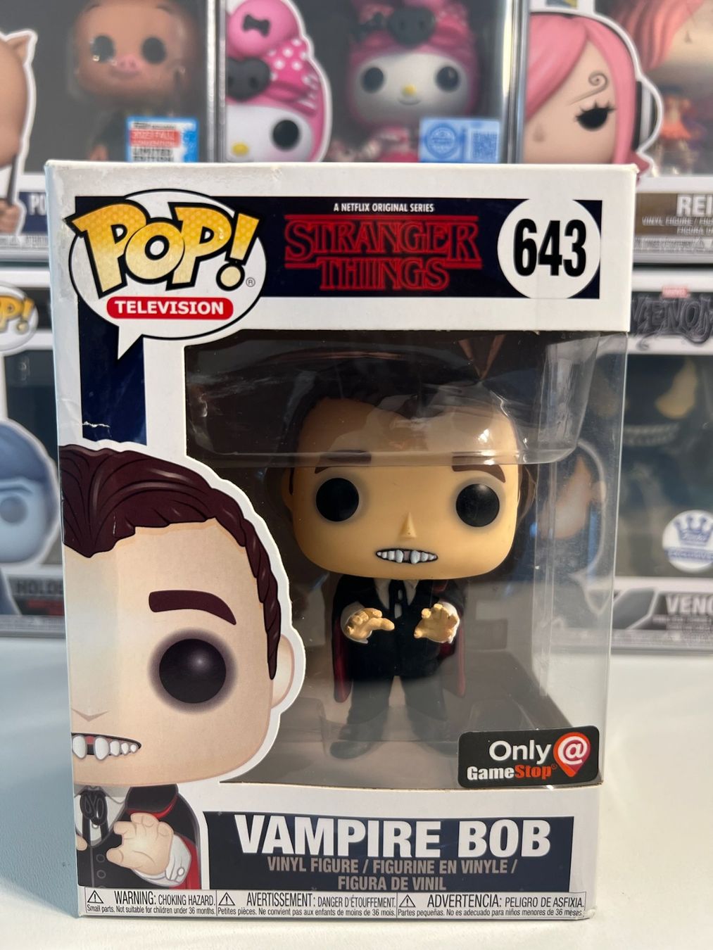 Funko Statuette: Funko POP! Television Stranger Things Vampire Bob Limitée – Usato da Le Mouret venduto da perfectbijou