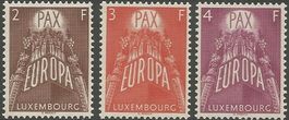 3 Timbres de 1957 ( Luxembourg / Europa / Neufs** )