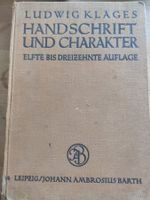 Handschrift und Charakter, Ludwig Klages, 11-13 ed, 1929
