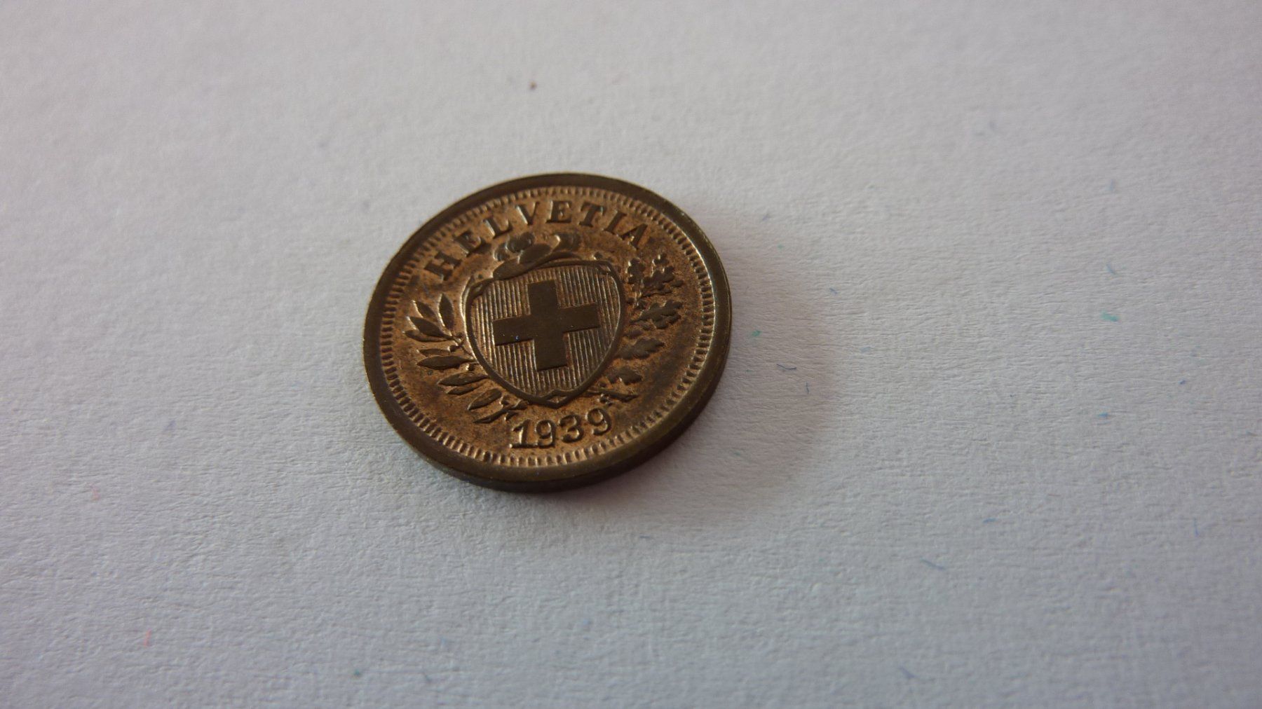 Toutes les monnaies: Uralter Einräppler 1939 , unzirkuliert – Neuf (Voir description) à Birrwil par Schnaepli 2