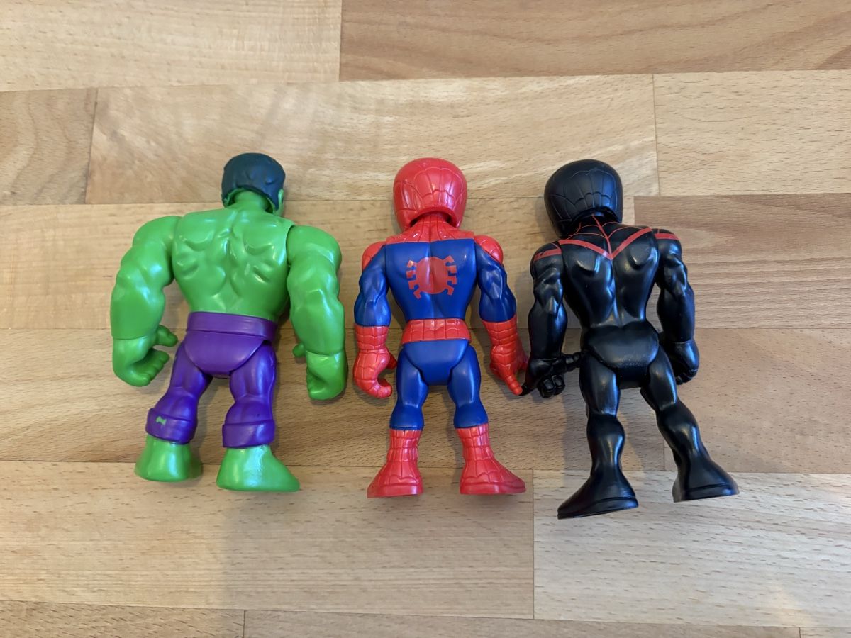 Marvel Giocattoli: Marvel Superhelden Spidermen und Hulk – Usato da Bönigen venduto da Mimi_Aurora 3