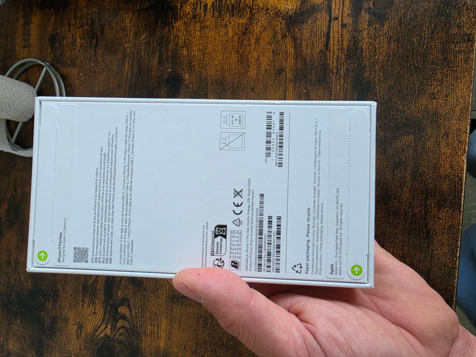 Apple Portables: Iphone 17 pro max 2TB Cosmic Orange – Neuf avec emballage d'origine à Wil SG par ber_8bft 1
