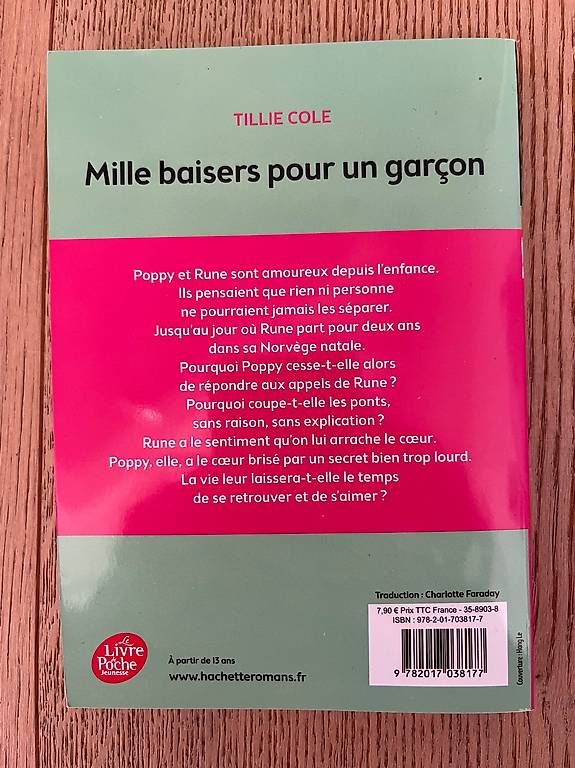 Libri: Mille baisers pour un garçon – Usato da Champagne venduto da Marie2108 1