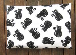 Traubenkernkissen mit Anzug, Katzen, Handarbeit, 750g