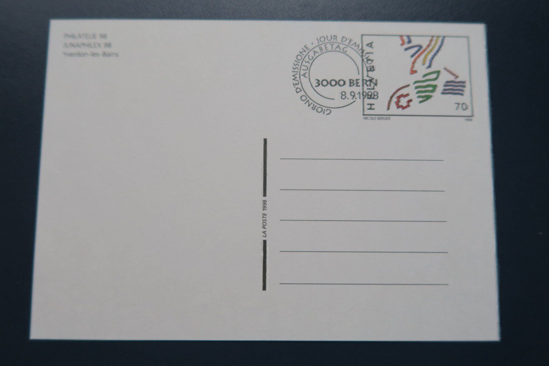 Tutti i francobolli: Postkarte ET Philatelie 1998 – Usato da Altdorf UR venduto da boardsofcanada 1