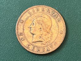 Argentinien 1 Centavo münze 1893