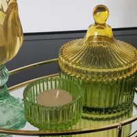 Liebe die Farbe grün: 3er Deko Glas Set