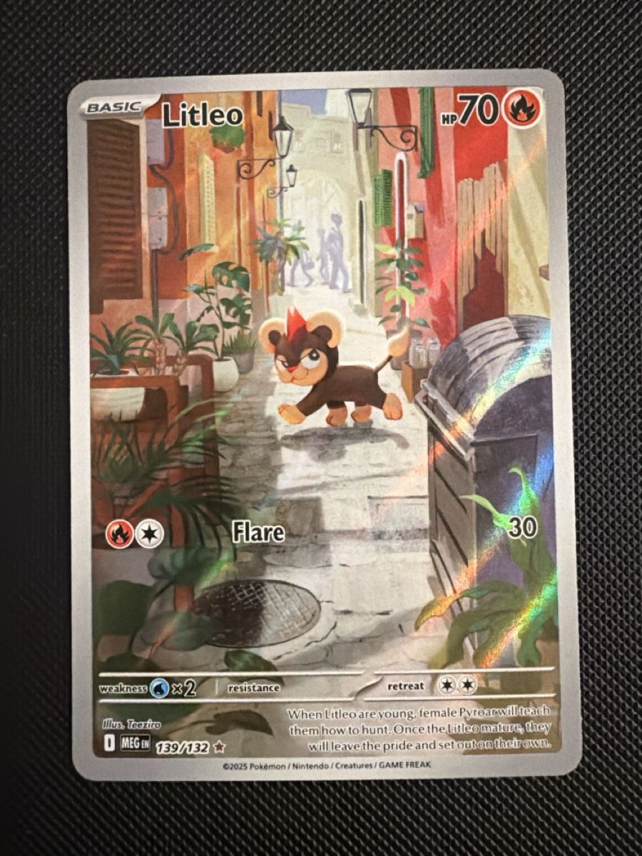 Pokémon Carte collezionabili: Litleo - 139/132 - Mega Evolution Base 🇺🇸 – Nuovo (secondo la descrizione) da Oberrohrdorf venduto da Samet-TCG