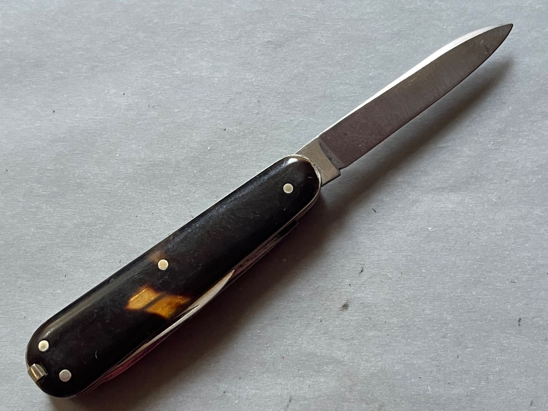 Taschenmesser: Antikes kleines Sackmesser 63 mm – Gebraucht aus Zürich von FV.vintage 3