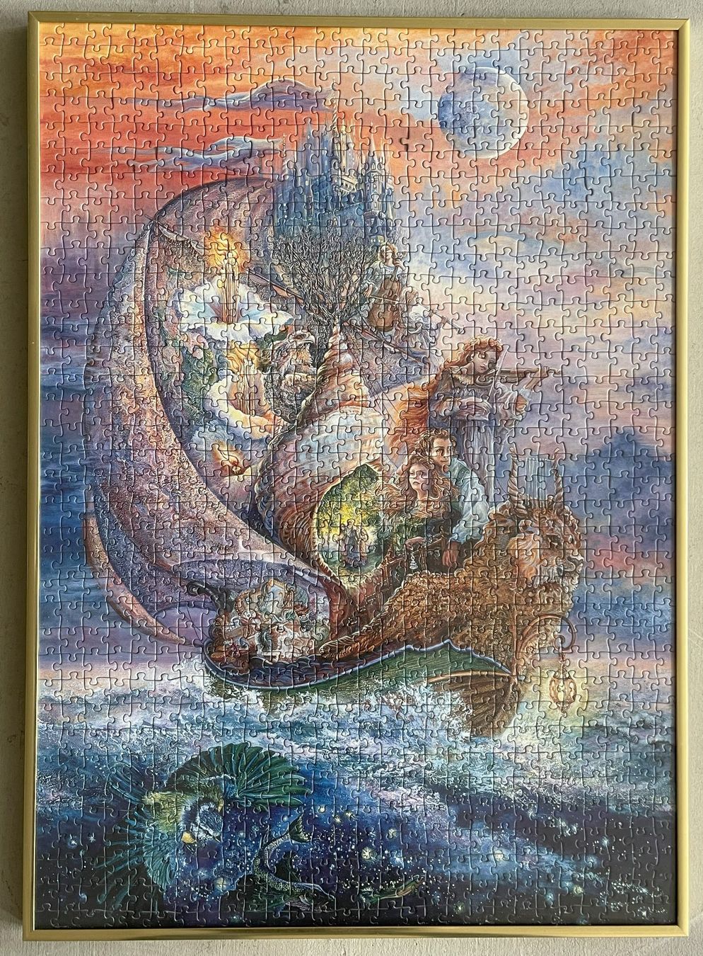 Puzzle: Puzzle  - Gerahmt - 71 x 51cm – Usato da Oftringen venduto da Vucki 1