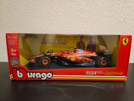 Neu - Bburago - Ferrari Modell 1/18 C.Sainz 2024