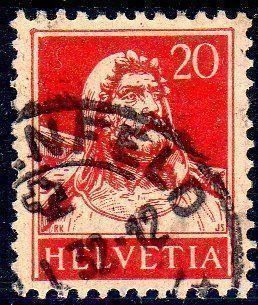 Tutti i francobolli: MAINEFELD 1932 TELLBRUSTBILD 20 RP NR174 - B520 – Usato da Losone venduto da EM2019