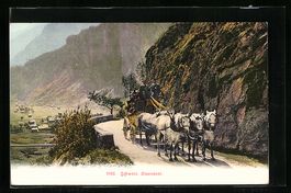 Postkutsche der Schweizerischen Alpenpos