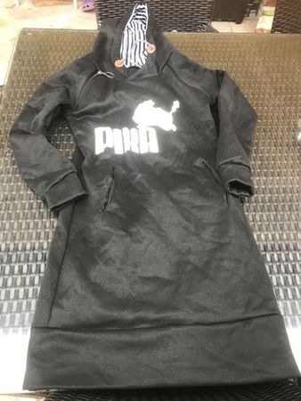 Mädchen Kleid langer Pullover Pika (Pikachu)