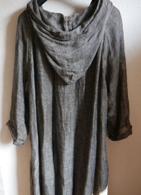 Patron Rare De Veste Déstructurée Studio B3 Style Balto/Lagenlook - Taille 40/42, Noir, Neuf Sans étiquettes